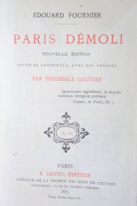 Paris démoli