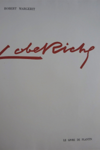 Lobel Riche. Peintre-graveur.