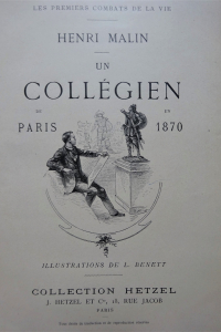 Un collégien de Paris en 1870