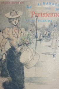 Almanach pour 1900. La Parisienne et les fleurs