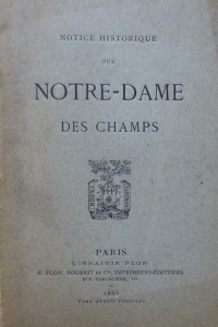 Notice historique sur Notre-Dame des champs