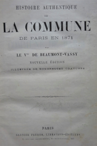 Histoire authentique de la Commune de Paris