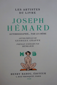 Les Artistes du livre. Joseph Hémard