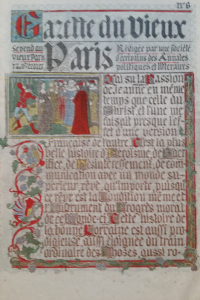 La Gazette du Vieux Paris Portefeuille toilé illustré
