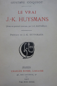 Le vrai J.-K.Huysmans