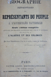 Biographie impartiale des représentants du peuple à l'Assemblée Nationale