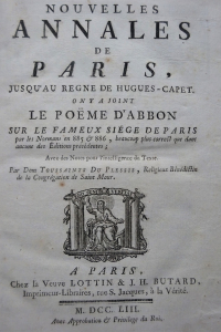 Nouvelles Annales de Paris jusqu'au règne de Hugue-Capet