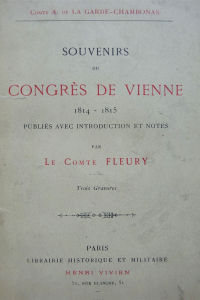 Souvenirs du Congrès de Vienne 1814-1815