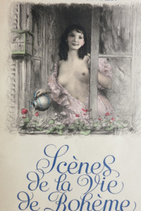 Scènes de la vie de Bohème. Illustrations de  P.E.Bécat.