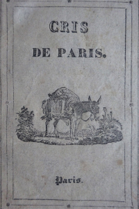 Cris de Paris. Edition de colportage.