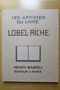 Les Artistes du Livre.  Lobel-Riche