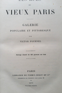 Les rues du vieux Paris Galerie populaire et pittoresque