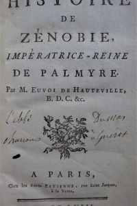 Histoire de Zénobie, Impératrice-Reine de Palmyre