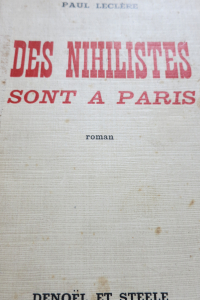Des nihilistes sont à Paris
