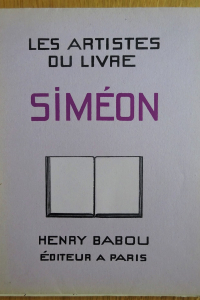 Les Artistes du livre. Siméon