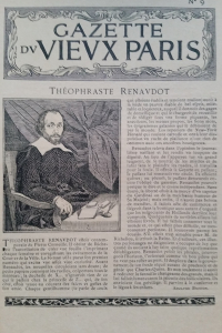 La Gazette du Vieux Paris Portefeuille toilé illustré