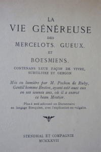 La vie généreuse des mercelots