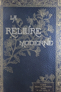 La reliure moderne artistique et fantaisiste