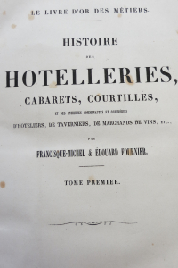 Histoire des hôtelleries cabarets courtilles