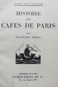 Histoire des cafés de Paris