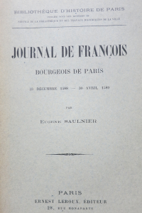 Journal de François bourgeois de Paris