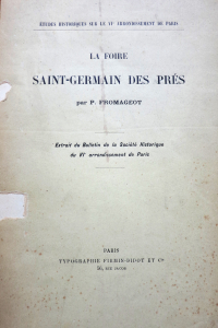 La foire Saint Germain des Prés