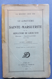 Le cimetière de Sainte-Marguerite et la sépulture de Louis XVII