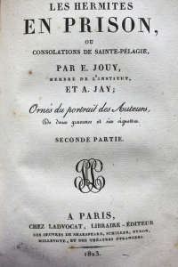 Les Hermites en prison ou consolation de Sainte-Pélagie