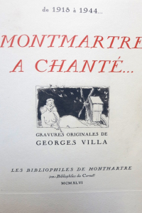 Montmartre a chanté. Préface par Valentin Tarault.