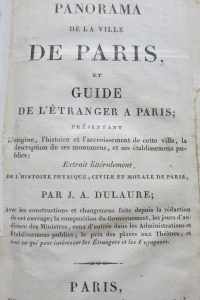 Panorama de la ville de Paris