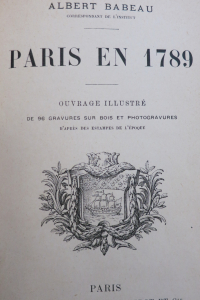 Paris en 1789