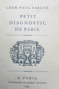 Petit diagnostic de Paris